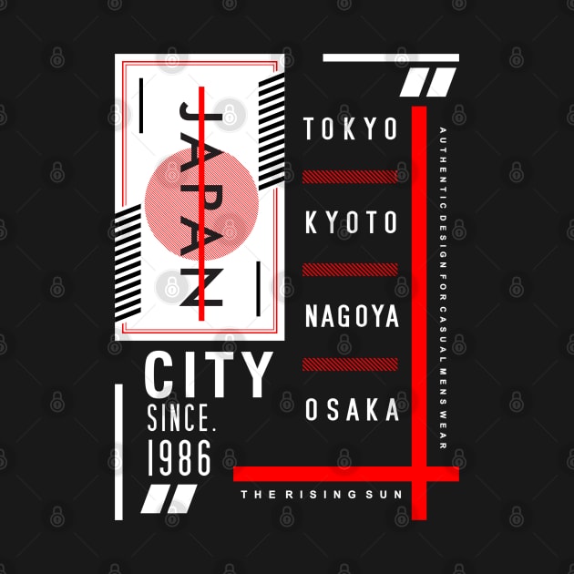 Urban City Design - Japan Tokyo Nagoya Kyoto Osaka by Celestial Crafts