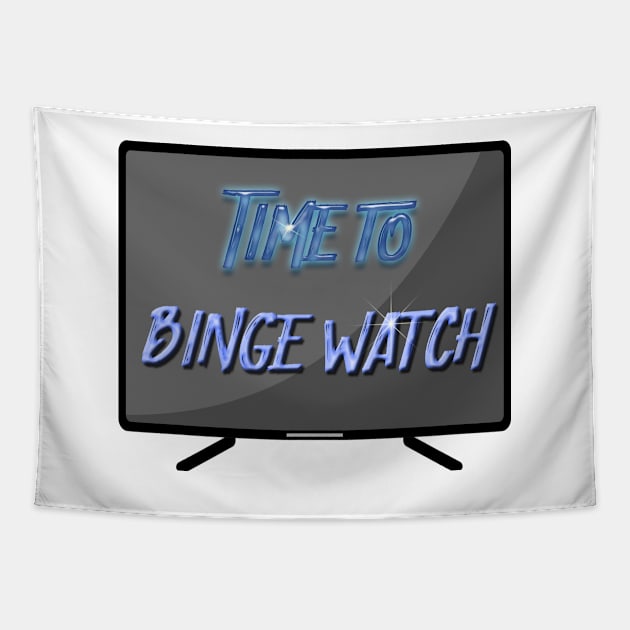 Time to binge watch TV Tapestry by artsytee