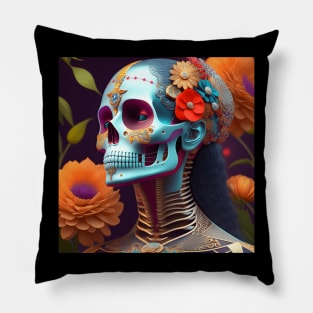 Skeletal Splendor Pillow