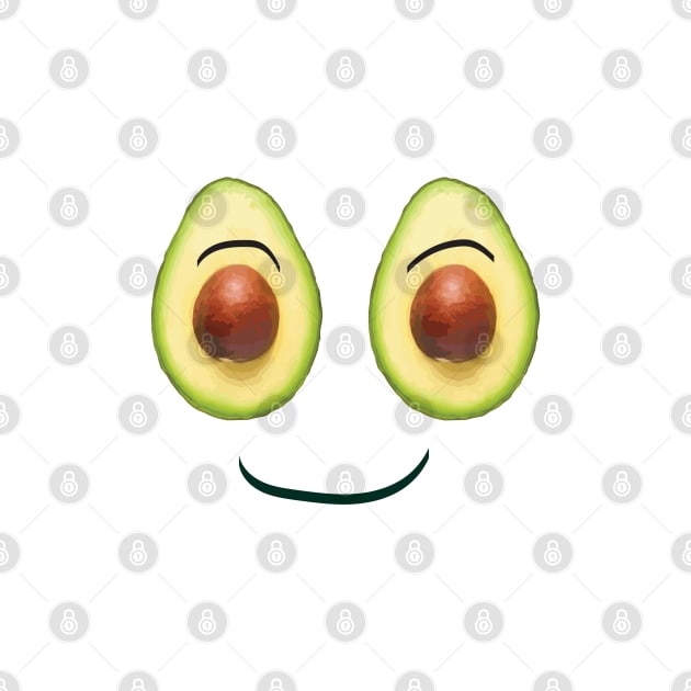 Avocado happy face by DARNA