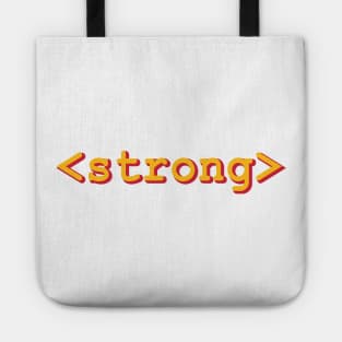 HTML Strong Tag web designer developer Tote