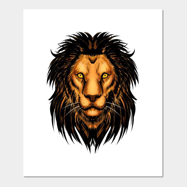 lion artwork lion posters and art prints teepublic