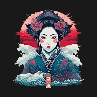 Japan Geisha Gothic T-Shirt