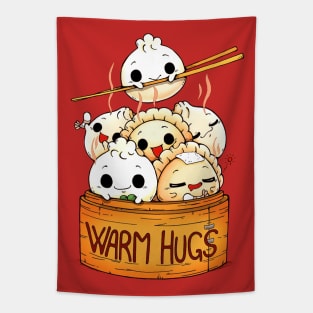 Dumpling Hugs food fun parody Tapestry