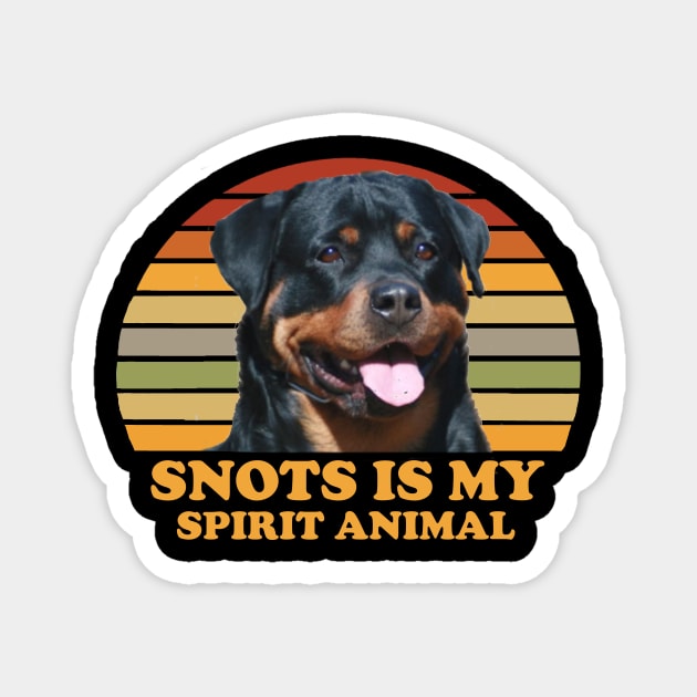 Snots Is My Spirit Animal Magnet by Bigfinz