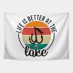 Life Is Better at the Lake Tapestry