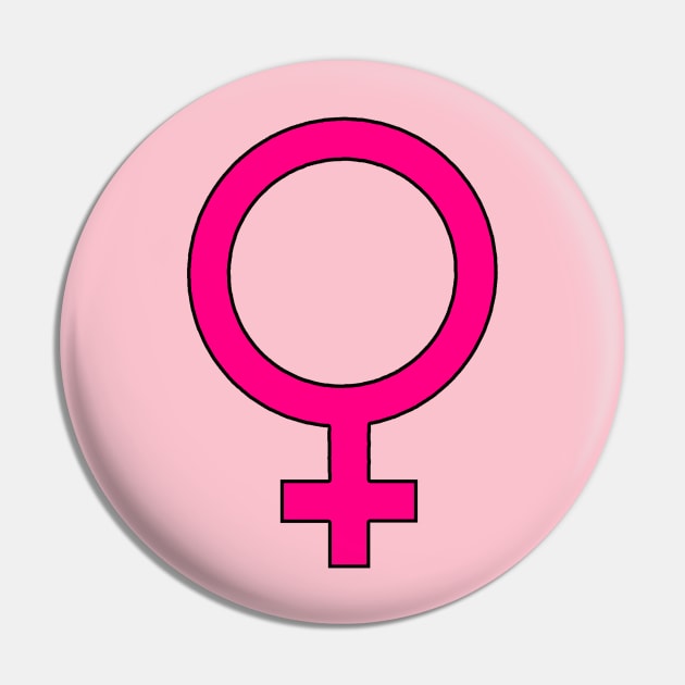 Female Gender Symbol Pin by dalyndigaital2@gmail.com