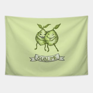 Sublime Limes Tapestry