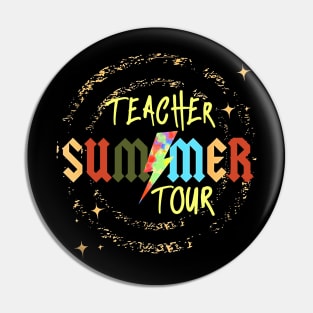 Teacher The Freedom Tour 2024 Summer Last Day of School Pin