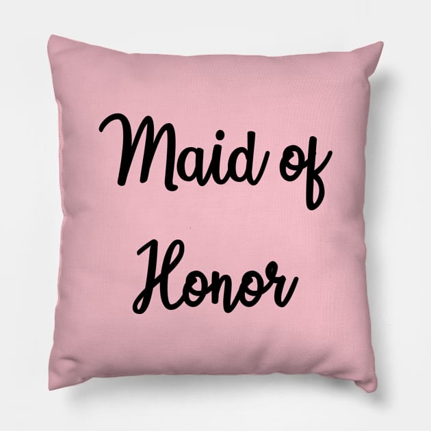 Girlfriend Wedding Bridal Shower Fiance Engaged Maid Of Honor Bridals Gift 2021 Pillow by Isdinval