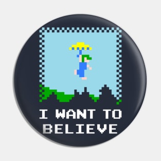 Retro believer Pin