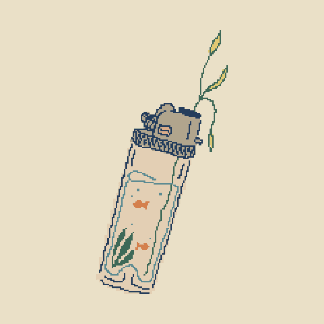 Aesthetic Fish Tank Lighter by pxlboy