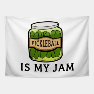 Pickleball is my Jam Grandma and Grandpa Gifts Tapestry