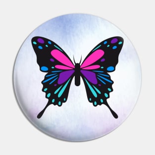 Pretty Purple Butterfly Pin