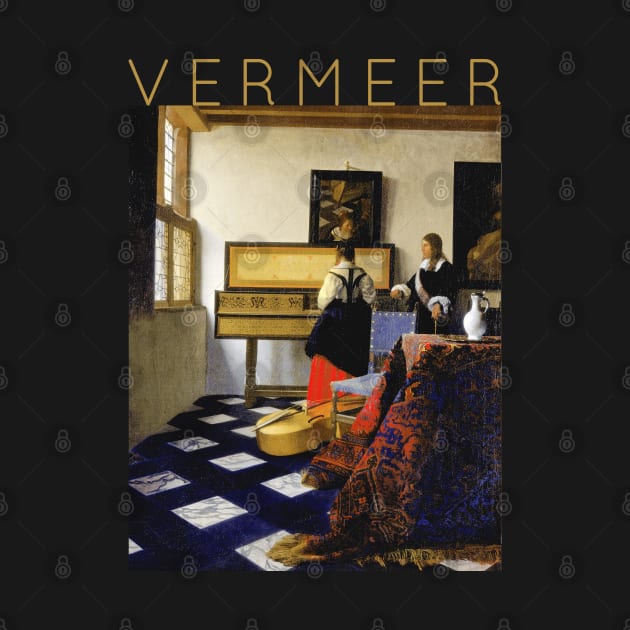 Johannes Vermeer - The Music Lesson by TwistedCity