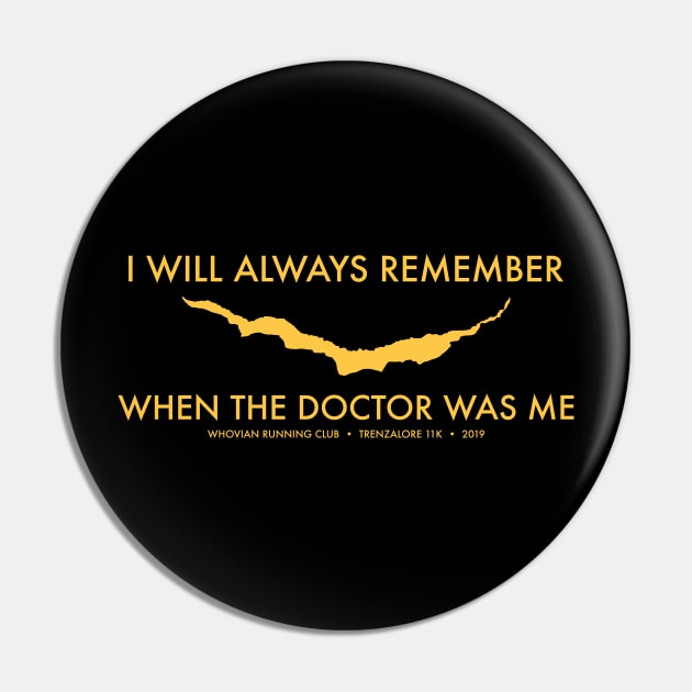 I Will Always Remember Pin by Fanthropy Running Clubs