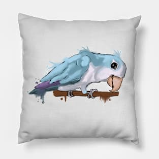 Funny quaker parrot Pillow