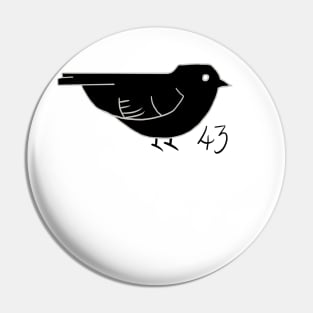 43 Sparrows Pin