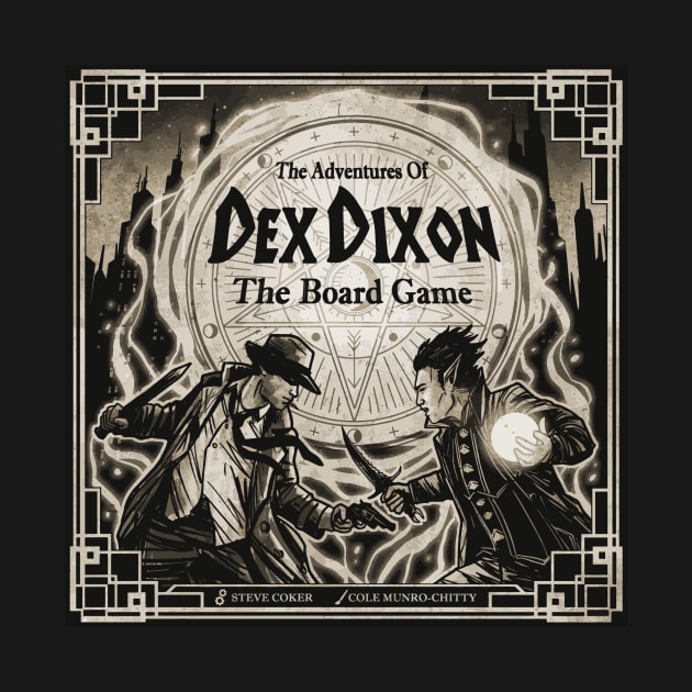 Dex Dixon Board Game by Sci-Fantasy Tees