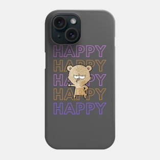 Happy gray bea, happy 2022 Phone Case