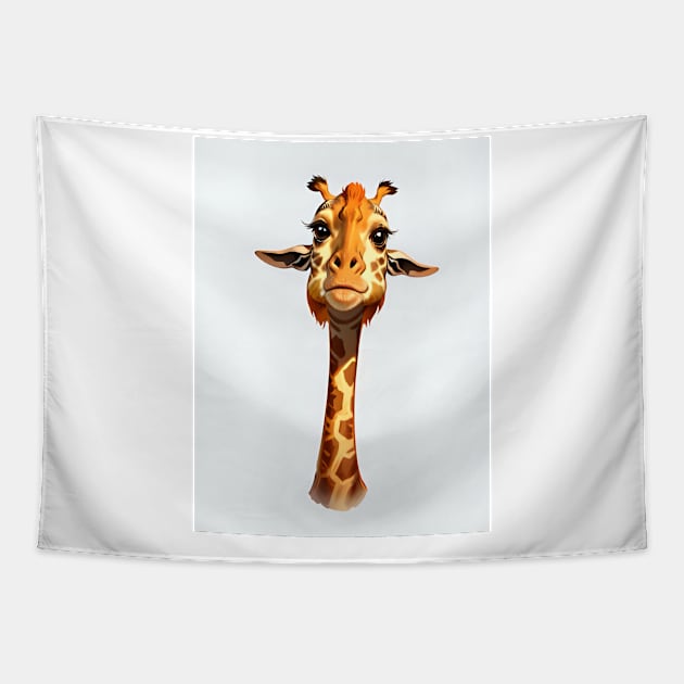 Hipster giraffe Tapestry by Glenbobagins