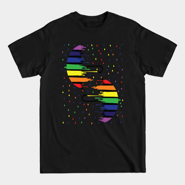 Discover Rainbow umbrella - Modern - T-Shirt