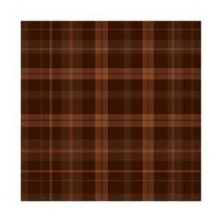 Chocolate Tartan Plaid T-Shirt