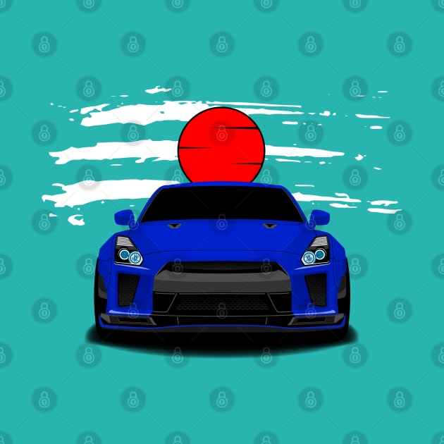 JDM R35 flag japan nissan GTR by Car_Designer