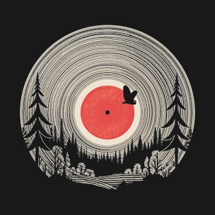 Forest Silence Vinyl T-Shirt