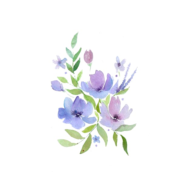 Floral watercolor by The F* cake