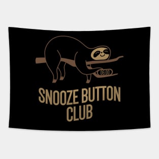 Snooze Button Club Tapestry