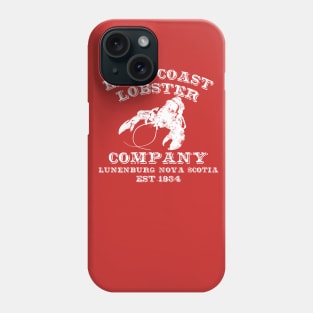 East Coast Lobster (white) Phone Case