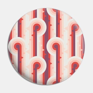 Vertical stripes, triangles and circles pattern Pin