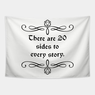 There are 20 Sides to Every Story. Tapestry