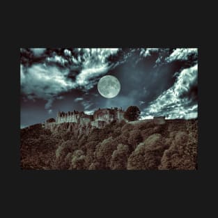 Stirling Castle(Scotland) Moonlight T-Shirt