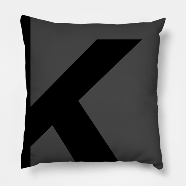 K. Front&Back Pillow by Sticky Fingers