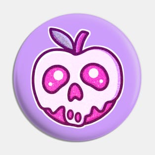 Cute Pastel Kawaii Poisoned Apple Pin