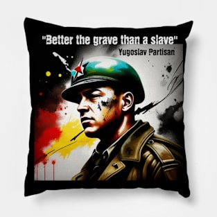 Yugoslav Partisan Pillow