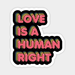 Love is a Human Right Magnet