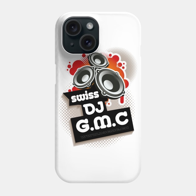 DJG.M.C-Swiss DJ Logo Phone Case by G-Art Swiss