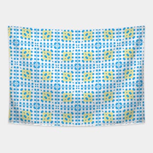 dotted shapes pattern Tapestry