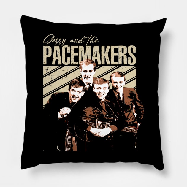 Doo-Wop Dreams Revived Iconic Pacemakers Fashion Essentials Pillow by Super Face