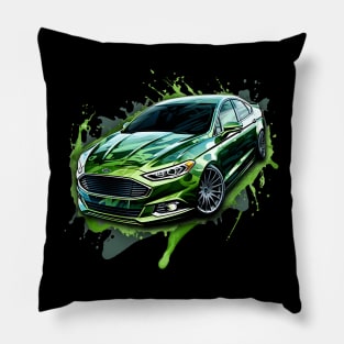 Green Ford Fusion Pillow