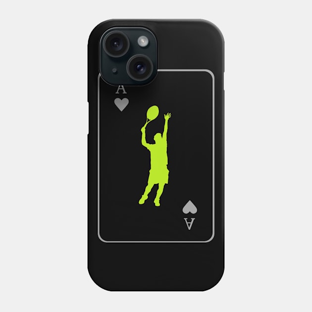 Tennis Ace Card Phone Case by Karonja