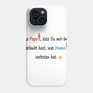 Alles Gute zum Vatertag Phone Case