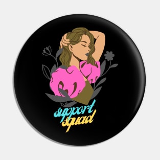 support squad breast cancer Pin