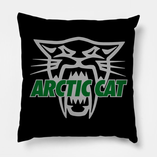 ARCTIC CATT SNOWMOBILE Pillow by sikumiskuciang