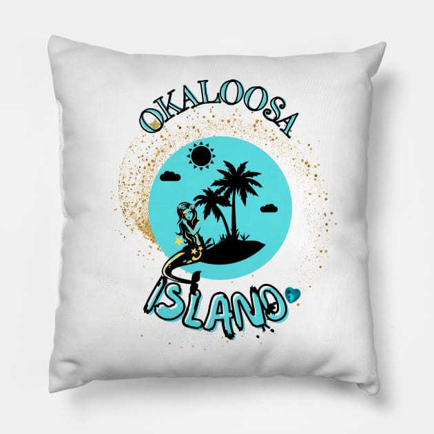 Okaloosa Island Pillow by Once Upon a Find Couture 