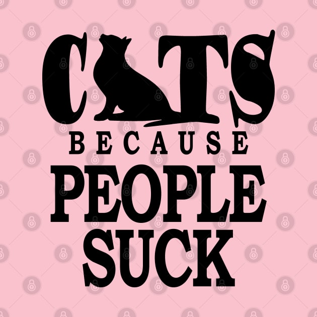 Cats Because People Suck by Etopix