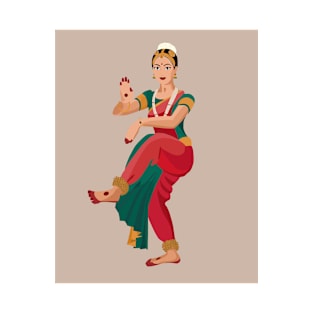 Bharatnatyam Wall T-Shirt